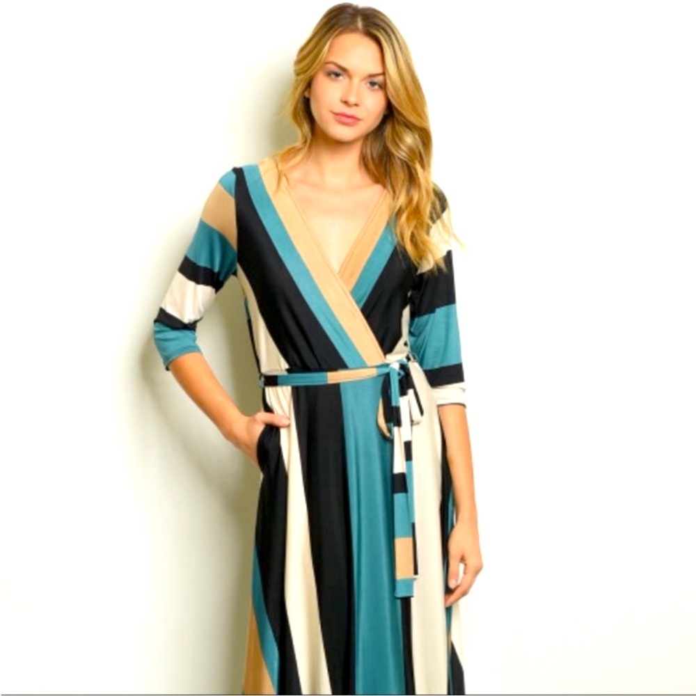 Retro Style Maxi Dress